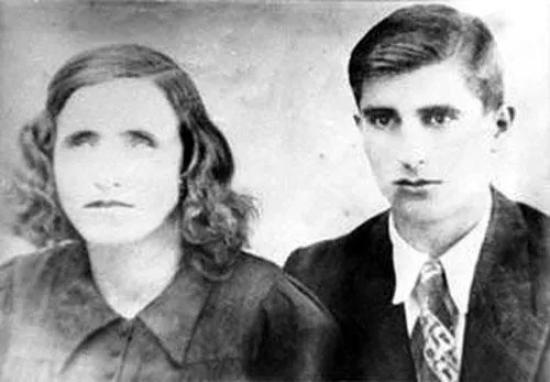Ванга и её муж Димитр.
