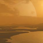 Желтая дымка на Титане.