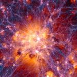 Вселенная. Изображение: Изображение: ESO / Illustris Collaboration