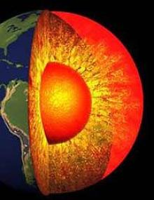 Земное ядро представляет собой гигантский кристалл