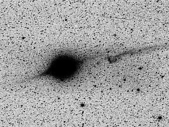 Отделение хвоста кометы. Фото Remanza...
