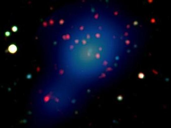 Галактическое скопление XMMXCS J2215....