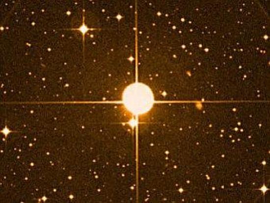 Гигантская звезда HD 47536. Иллюстрац...
