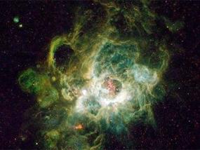 Пыль скрыла от астрономов звездный "родильный дом"
