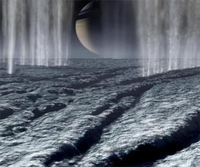 Получены новые свидетельства того, что под поверхностью Энцелада находится жидкий океан