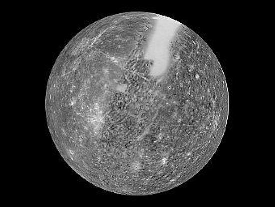 Карта Меркурия на сфере. Иллюстрация ...
