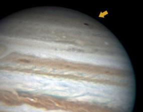 На Юпитере обнаружена тёмная аномалия