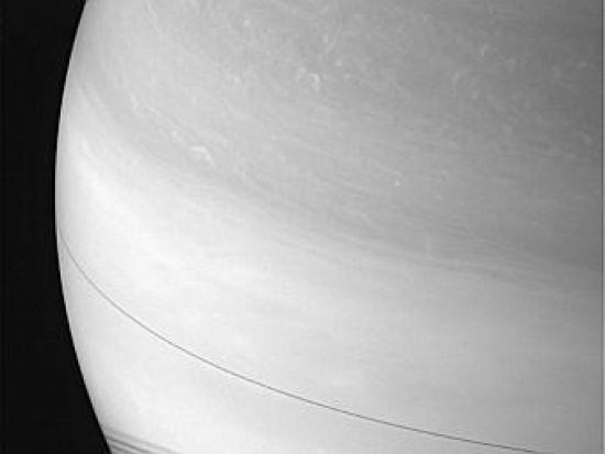 Сатурн без колец. Фото NASA/Cassini