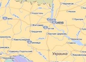 В интернете появилась карта аномальных событий в Украине