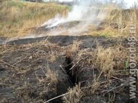 В Грязинском районе земля уходит из-под ног