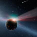 Кометы вокруг Эты Ворона (изображение NASA / JPL-Caltech).