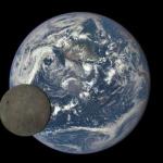 Обратная сторона луны. © NASA