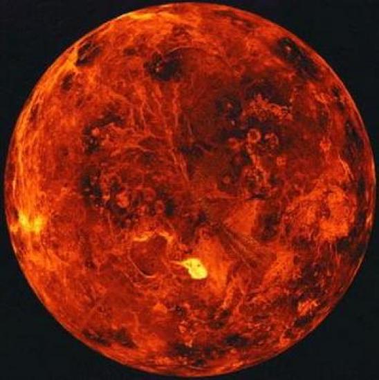 Планета Венера. Фото с сайта wnhome. 