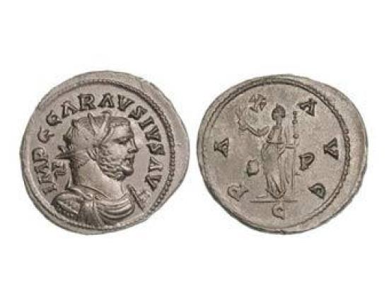 Монета времен императора Караузия. Ил...