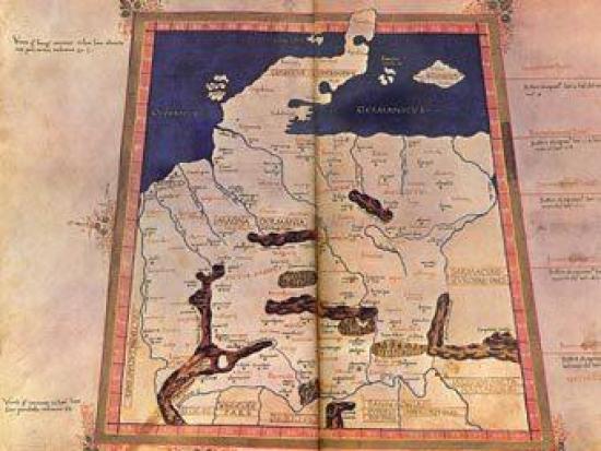 Карта Птолемея (копия ок. 1300 года)....