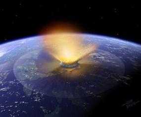 Человек появился в результате удара астероида