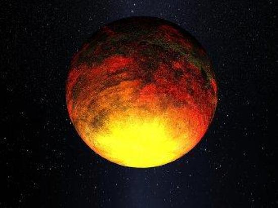 Экзопланета Kepler-10b глазами художн...