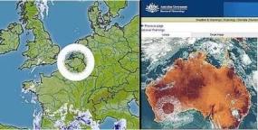 Погодный спутник зафиксировал НЛО, размер которого превышает Бельгию