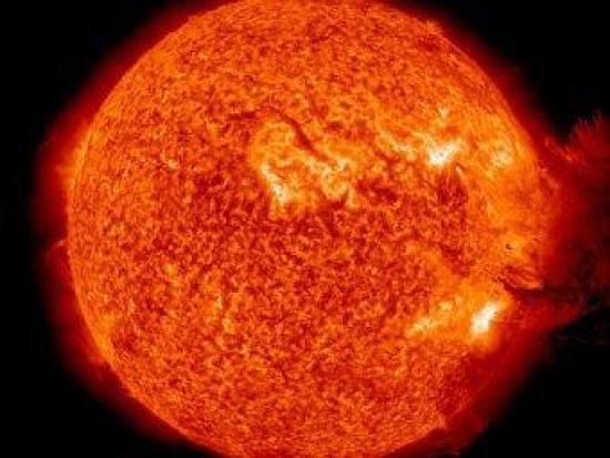 Выброс на Солнце. Фото NASA/Solar Dyn...