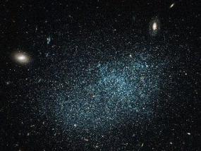 Карликовая галактика UGC 9128. Фото NASA