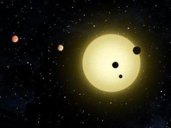 Система Kepler-20. Иллюстрация Tim Py...