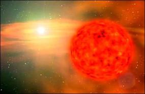 Во взрыве сверхновой замешан красный гигант