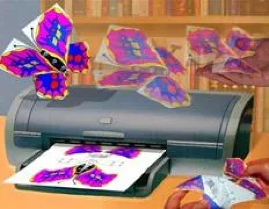 Может ли ожить рисунок, распечатанный на принтере? Да, если принтер умеет печатать батарейки, синтетические мускулы и микросхемы.