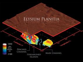 Ученые составили трехмерную карту подземных каналов на Марсе