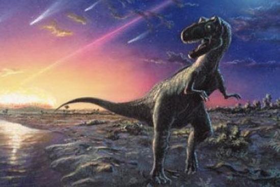 Динозавр и комета