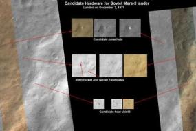 Любители космонавтики обнаружили советский «Марс-3» на фотографии NASA