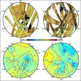Первая топографическая карта Титана