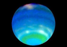 Область сильных ветров Урана и Нептуна невелика