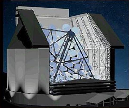 Рисунок возможного облика 77-м телеск...