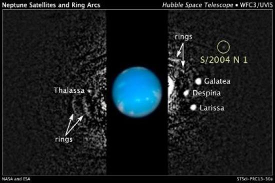 Новый спутник Нептуна. Изображение: с...