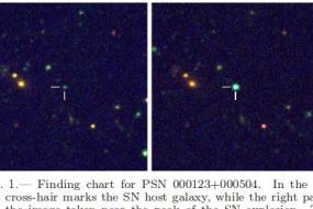 Астрономы обнаружили в архиве вспышку сверхновой