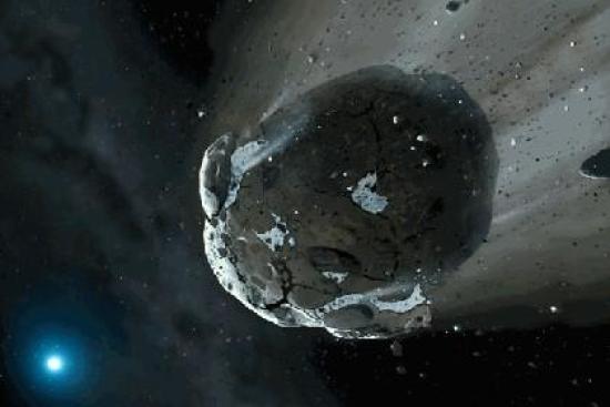Разрушение астероида вблизи GD61. Рис...