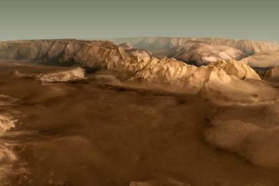 Трехмерная реконструкция Марса. Изобр...
