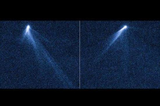 Астероид 10 и 23 сентября. Фото: «Хаббл»