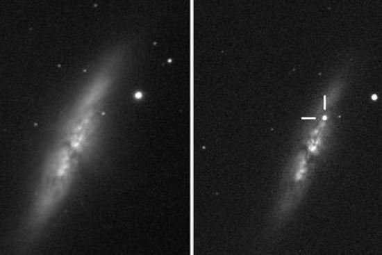 Галактика M82 10 декабря 2013 года и ...
