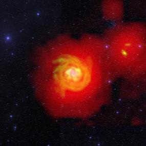 Некоторые спиральные галактики крадут газ у соседей