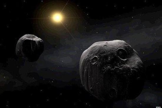 Двойной астероид. Изображение: ESO