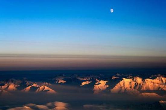 Вид на Гренландию с облака. Michael S...