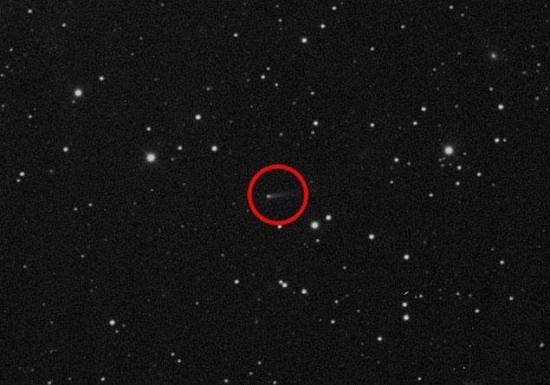 Фотография кометы, сделанная 30 апрел...