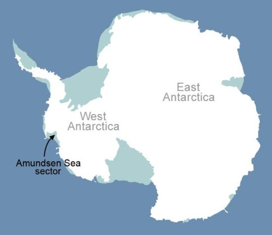 Западная Антарктида и море Амундсена....