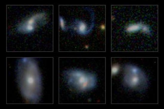Столкновение галактик. Изображение: P...