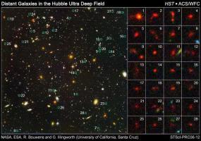 Телескоп Hubble обнаружил более 500 древнейших галактик Вселенной