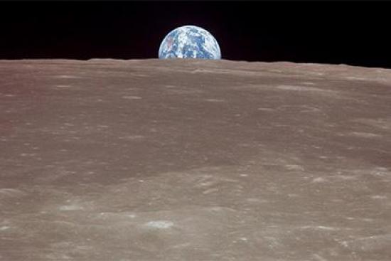 Вид на Землю с Луны. Фото: NASA / JSC