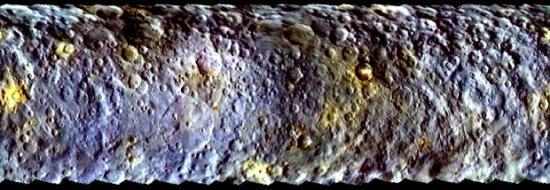 Поверхность Цереры. Изображение: JPL ...