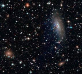 Телескоп Hubble впервые наблюдал поведение «тёмной материи» при столкновении галактик