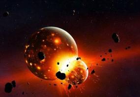 Земля столкнулась с другой планетой 4,5 млрд лет назад